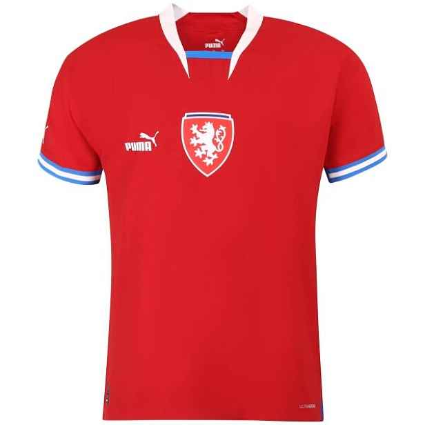 Puma FACR HOME JERSEY PROMO TEE Pánské fotbalové triko