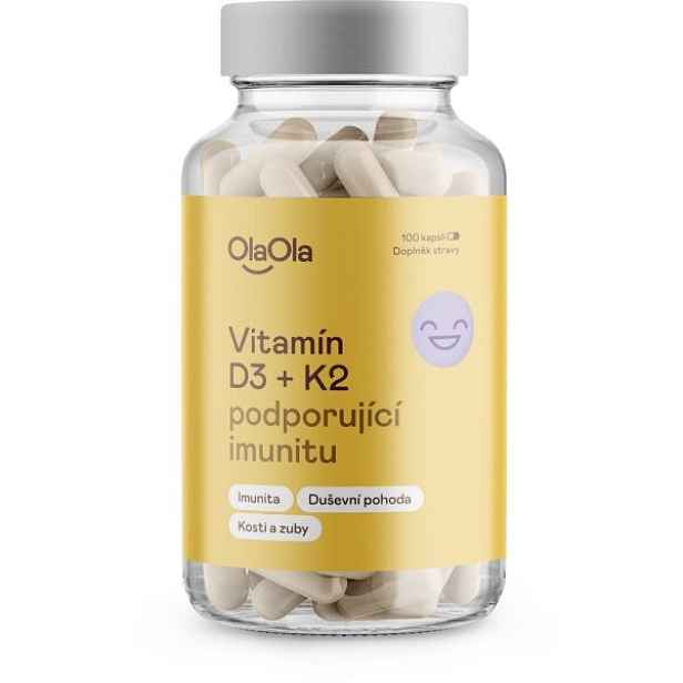 OlaOla VITAMÍNY D3 (1000 IU) A K2 Vitamínový komplex