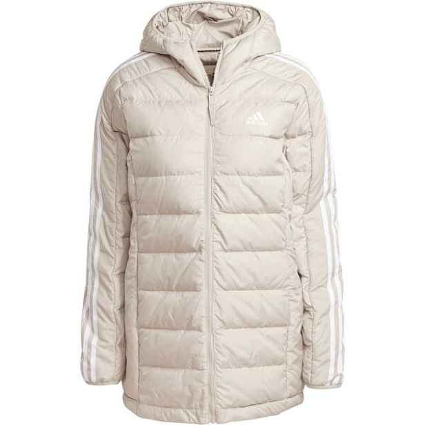 adidas ESSENTIALS 3-STRIPES LIGHT DOWN HOODED Dámská parka