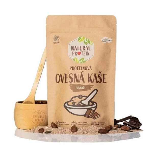 NATURAL PROTEIN PROTEINOVÁ OVESNÁ KAŠE - KAKAO (360G) Snídaňová kaše , G