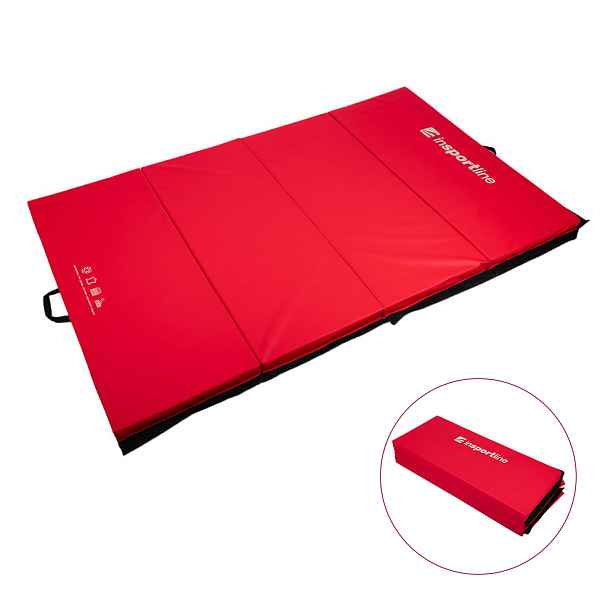 Skládací gymnastická žíněnka inSPORTline Kvadfold 200x120x5 cm