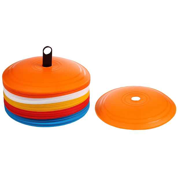 Flat Disc vytyčovací mety sada 5x8 ks mix barev, 1 sada