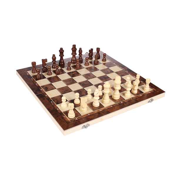 Exclusive 3v1 dřevěné šachy, 1 ks
