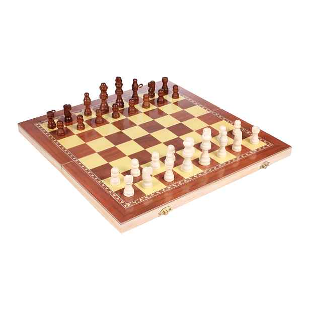Wood dřevěné šachy, 1 ks