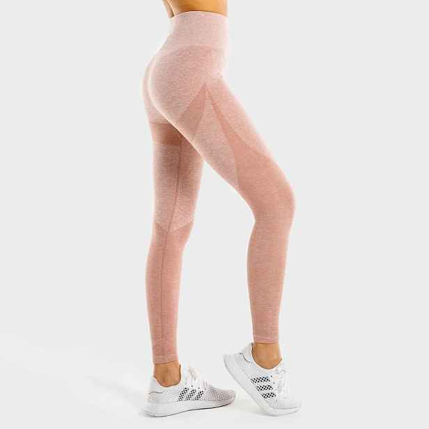 SQUATWOLF Dámské legíny Marl Seamless Rose
