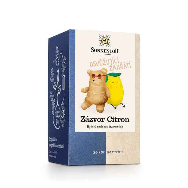 Sonnentor BIO Čaj zázvor citron