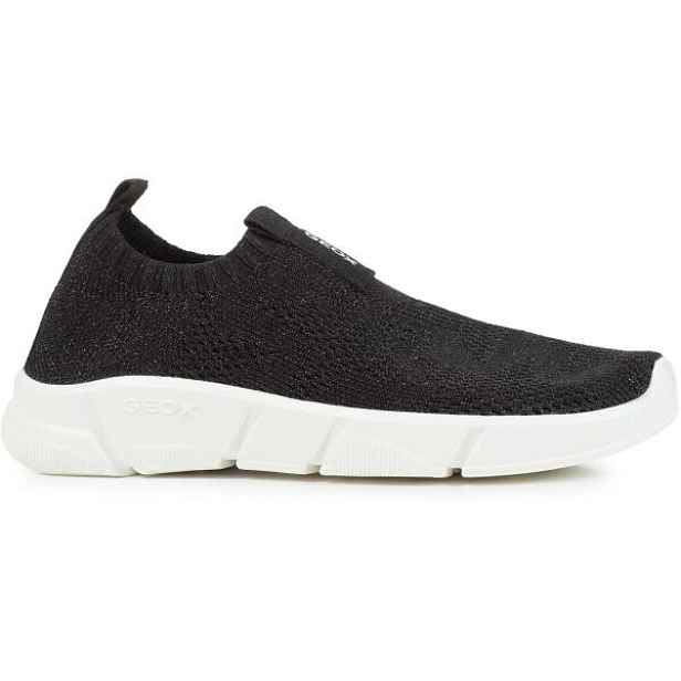 Geox J ARIL G. E - SHINY KNITT Dívčí boty