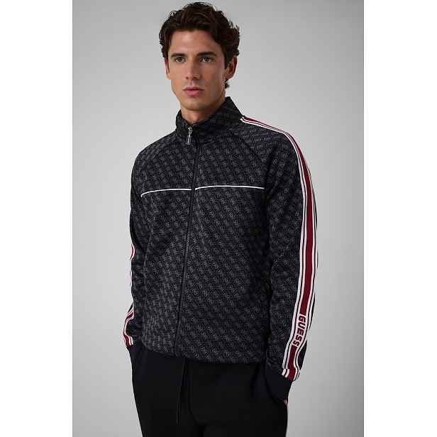 Guess parimo high neck full zip sweat m