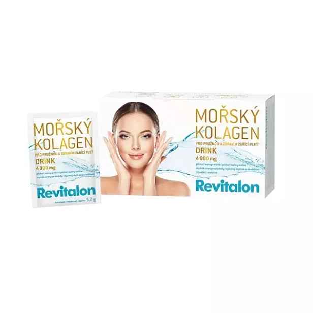 REVITALON MOŘSKÝ KOLAGEN DRINK 4000 MG Kolagenový doplněk stravy se sladidly