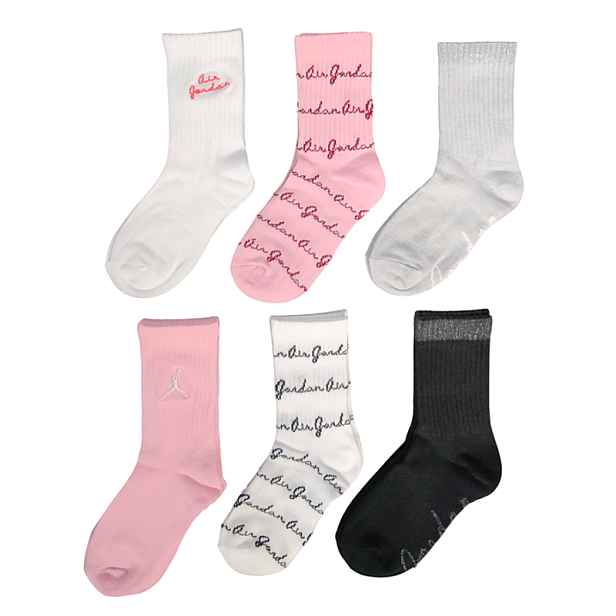 Jordan air jordan girls 6pk half 5-7yr