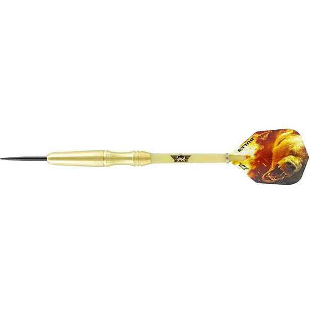 Šipky Bull's Bear Brass Steel 20 g hladká mosaz