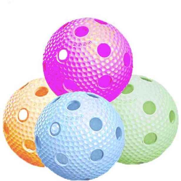 Salming AERO BALL 10-PACK Florbalové míčky, mix