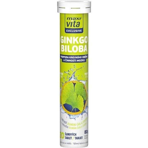 MAXI VITA EXCLUSIVE GINKGO BILOBA 20TBL. EFF Doplněk stravy