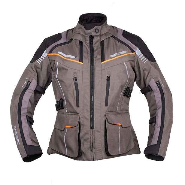 Dámská touringová moto bunda W-TEC Smackton Lady šedo