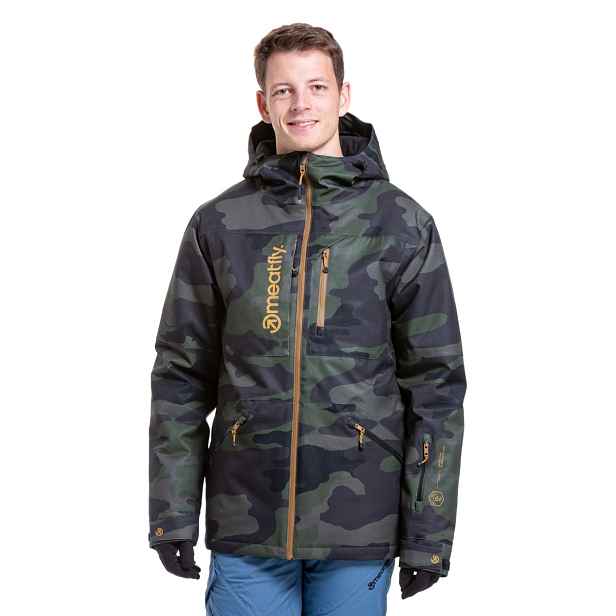 Pánská snb & ski bunda meatfly helios camo m