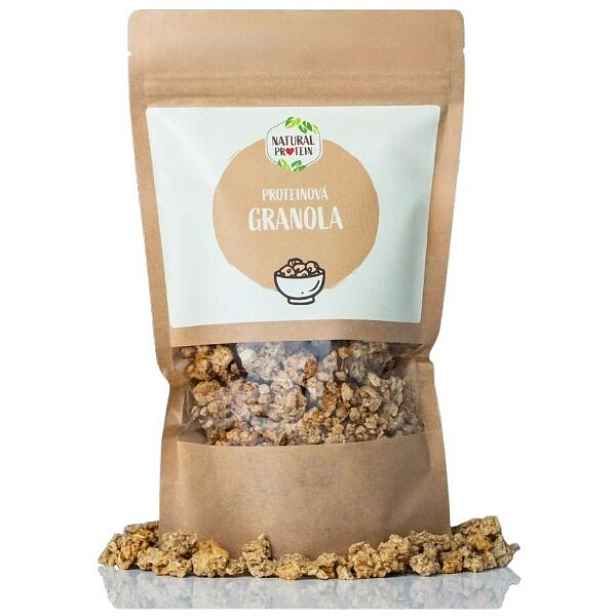 NATURAL PROTEIN PROTEINOVÁ GRANOLA (250 G) Křupavá snídaně , G