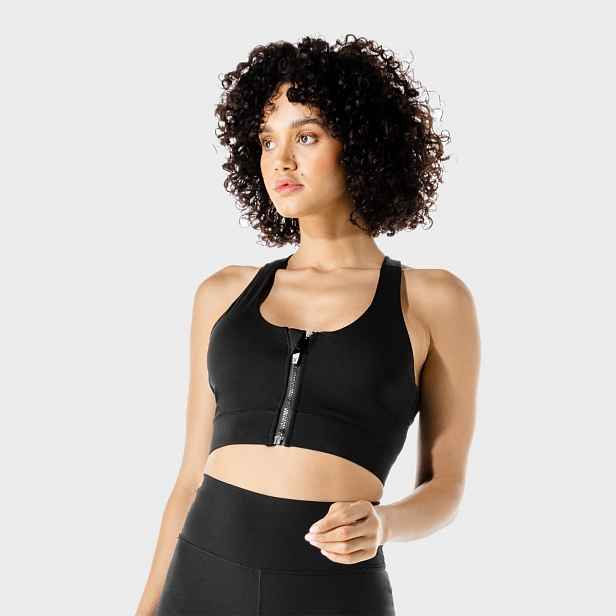 SQUATWOLF Sportovní podprsenka Zip Up