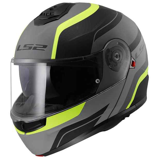 Výklopná přilba LS2 FF908 Strobe II MONZA Matt H-V (53-54)