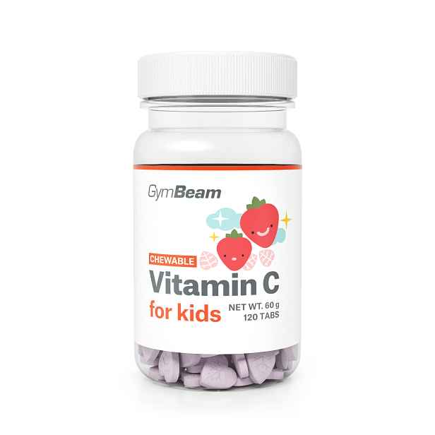 GymBeam Vitamín C, tablety na cucání pro děti