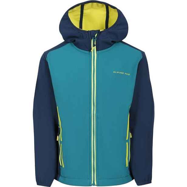 ALPINE PRO MORETO Dětská softshellová bunda -110