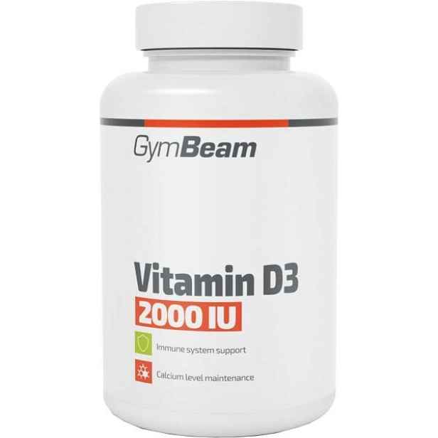 GymBeam VITAMÍN D3 2000 IU 120 CAPS Doplněk stravy