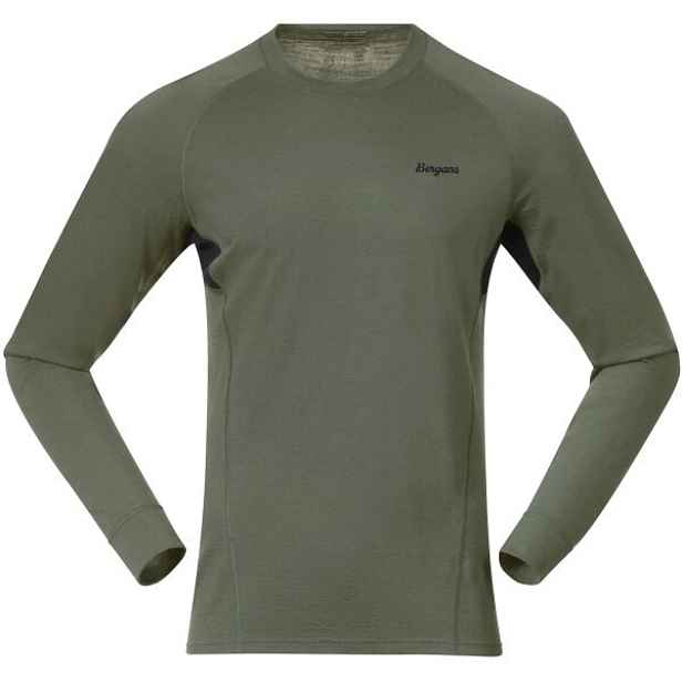 Bergans INNER:PURE MERINO LONG SLEEVE Pánské merino triko, mix