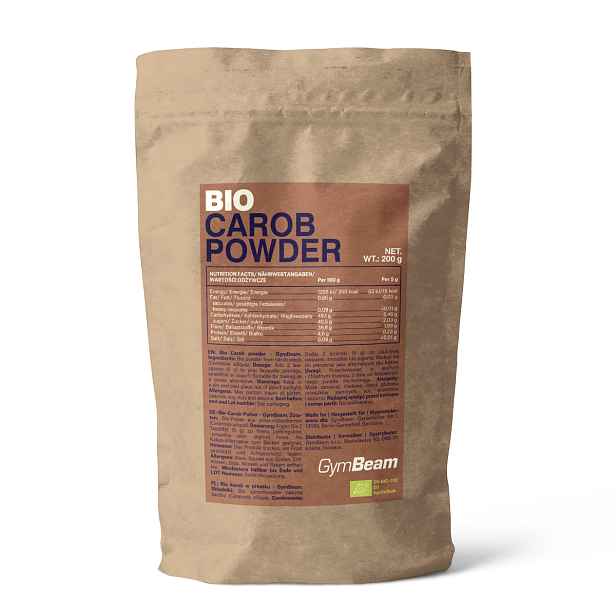 GymBeam BIO Karobový prášek