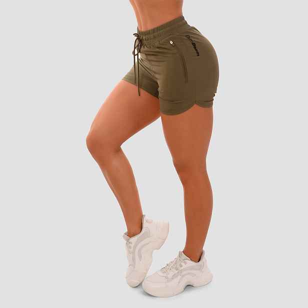 GymBeam Dámské šortky TRN olive