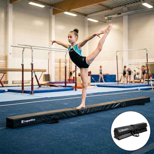 Skládací gymnastická kladina inSPORTline Tirsar 250 cm