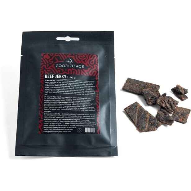 FOOD FORCE JERKY BEEF G Sušené hovězí maso