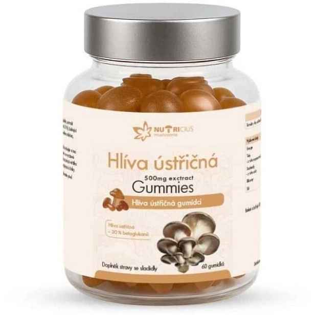 NUTRICIUS HLÍVA ÚSTŘIČNÁ GUMMIES Gumídci, dummy