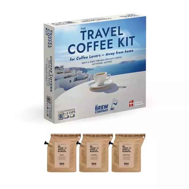 THE BREW COMPANY CESTOVNÍ SET KÁVY - TRAVEL COFFEE 3 KS Cestovní kávový set