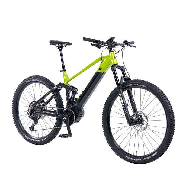 Horské celoodpružené elektrokolo Levit Svarog BF Overstep 630 29"/27,5" (18,5", 175-185 cm) Lime Pearl