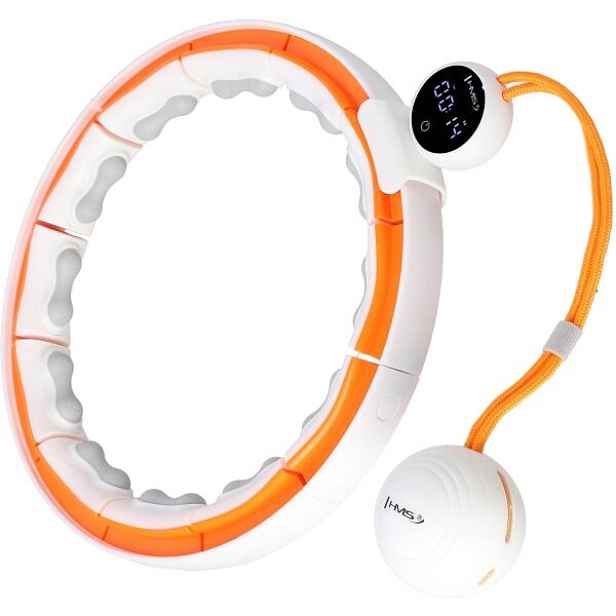 HMS HHM21 Masážní hula hoop se závažím, magnety a počítadlem