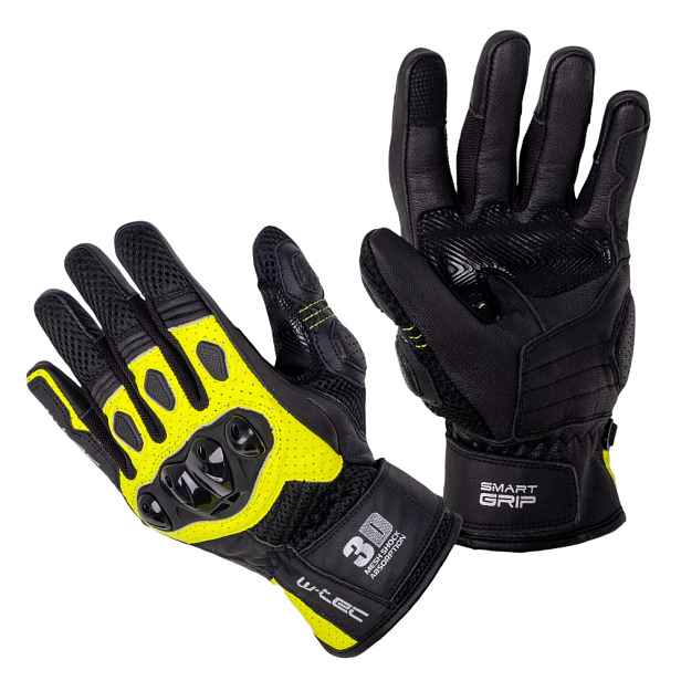 Moto rukavice W-TEC Janstur -fluo