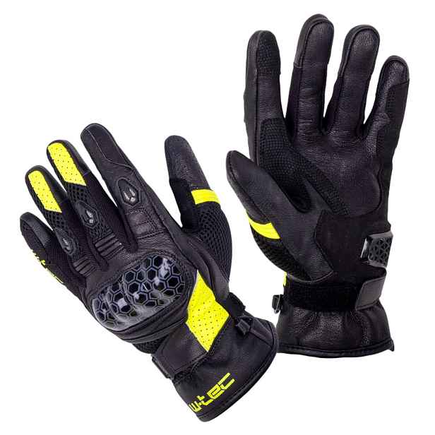 Moto rukavice W-TEC Kudavo -fluo
