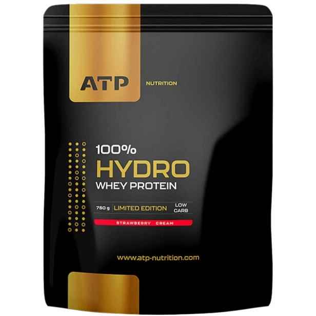 ATP NUTRITION 100% HYDRO WHEY PROTEIN 750 G STRAWBERRY CREAM Syrovátkový protein