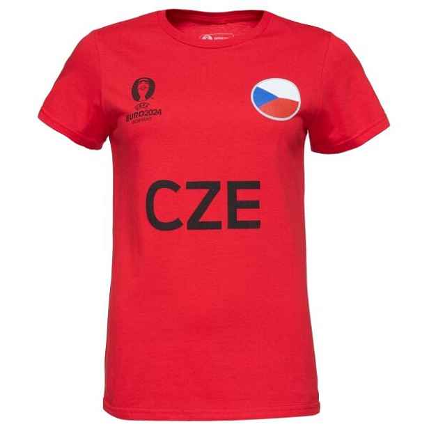 FANATICS UEFA EURO 2024 CZECHIA NATION FLAG Dámské triko