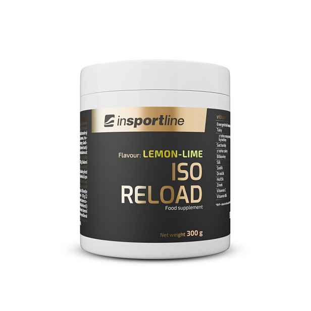 Isotonický nápoj inSPORTline IsoReload 300 g citron-limetka