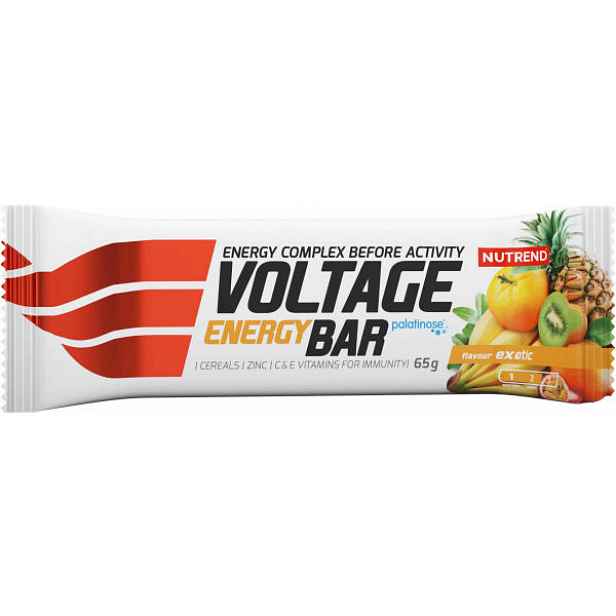 Nutrend VOLTAGE ENERGY 65 G EXOTIC Energetická tyčinka , G