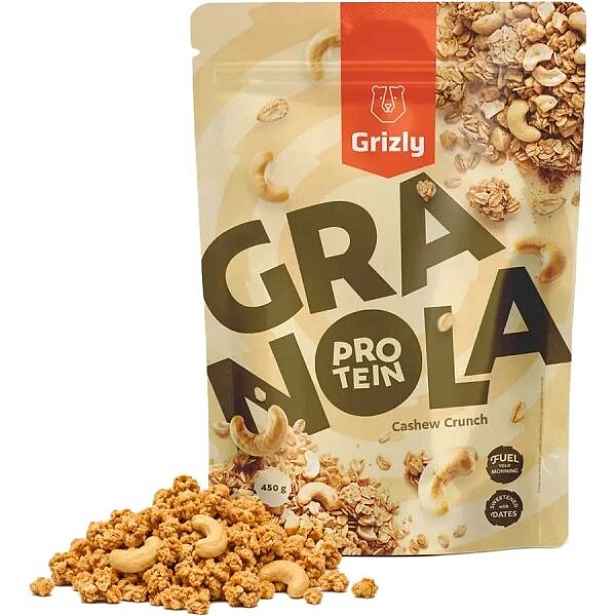 GRIZLY GRANOLA PROTEIN Granola s proteinem a kešu