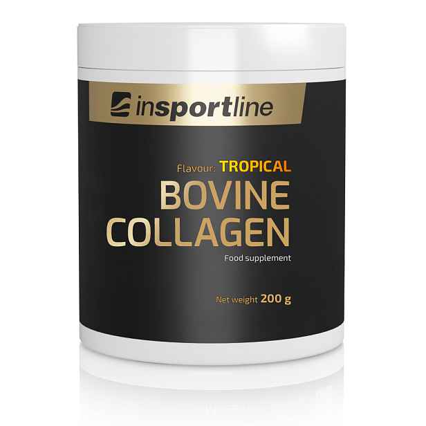 Hovězí kolagen inSPORTline BovineCollagen 200 g tropické ovoce