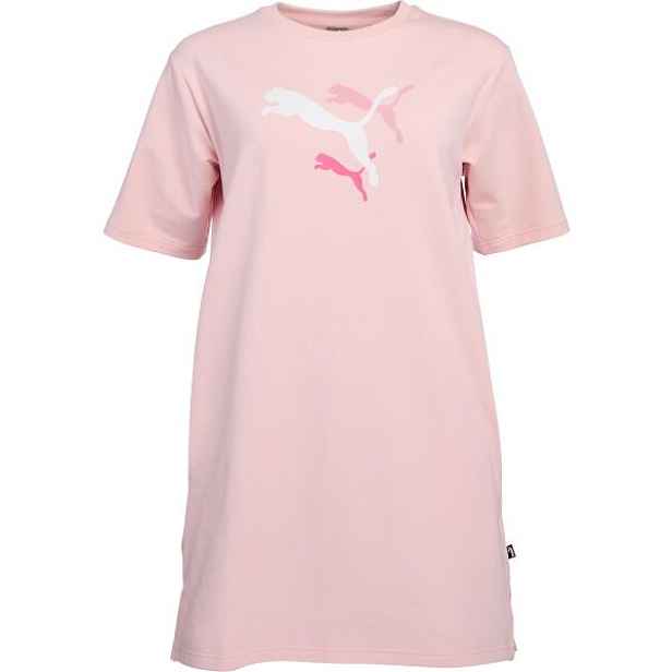 Puma ESSENTIALS + LOGO POWER TEE DRESS TR Dámské šaty