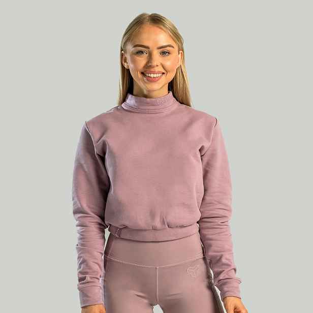 STRIX Dámská mikina Essential High-Neck Mauve