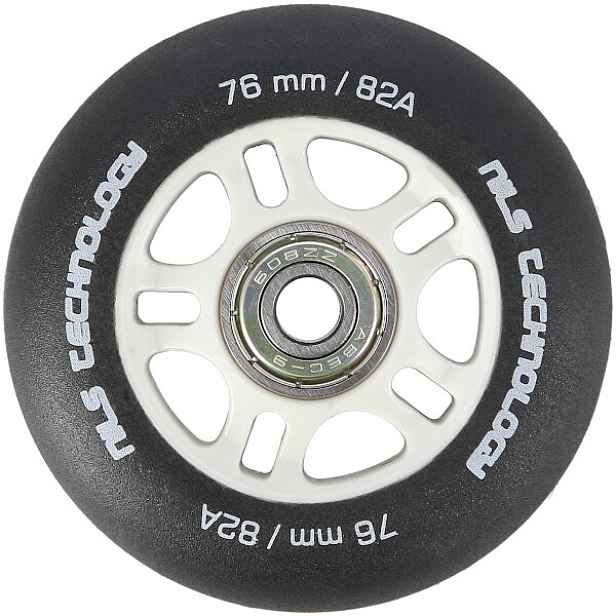 Matná kolečka NILS Extreme PU 76x24 82A s ložisky ABEC 9 , 4 ks