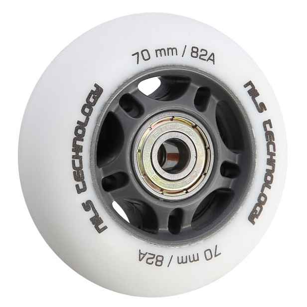 Matná kolečka NILS Extreme PU 70x24 82A s ložisky ABEC 9 , 4 ks