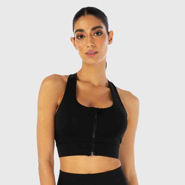 SQUATWOLF Sportovní podprsenka Zip Up Infinity