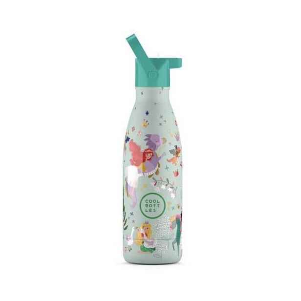 COOL BOTTLES KIDS PRINCESS KINGDOM 3D 350 ML Dětská termo láhev , ML