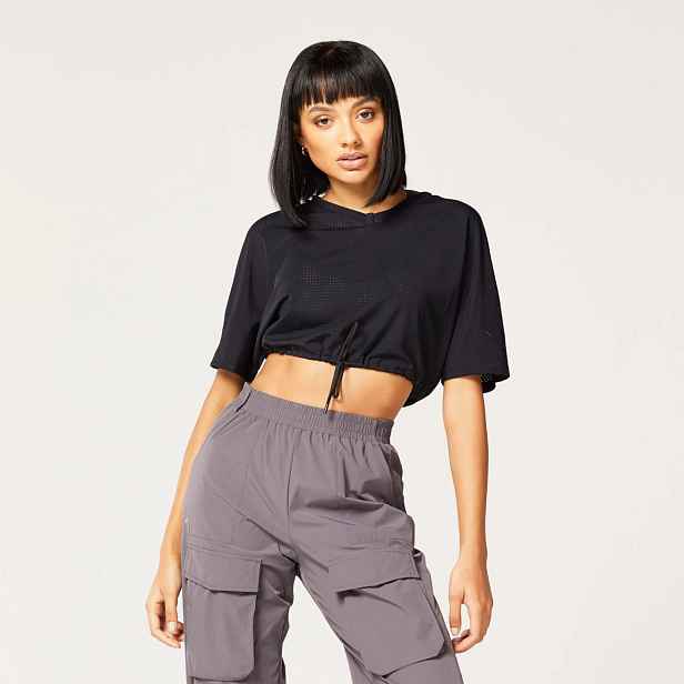 SQUATWOLF Dámské tričko Code Crop V Neck