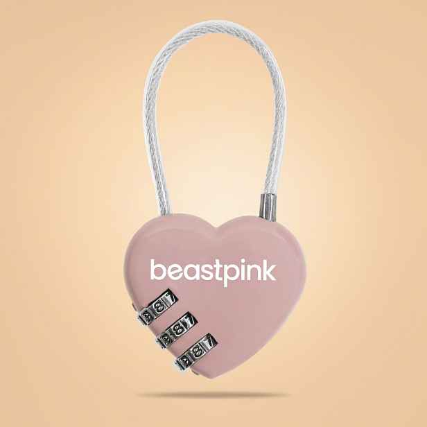 BeastPink Visací zámek Cupid
